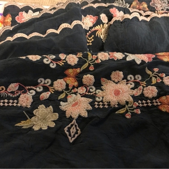 Johnny Was button up Astara tunic dress with bell sleeves - Picture 3 of 13